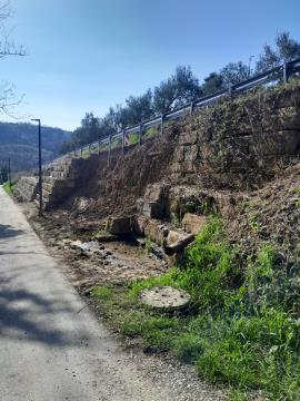 Poškodovana brežina (foto: Komunala Izola)